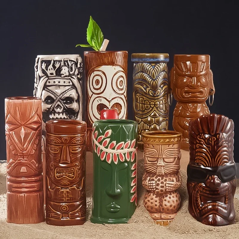 Wine Beer Type - 60 jenis Hawaii Tiki Mug keramik