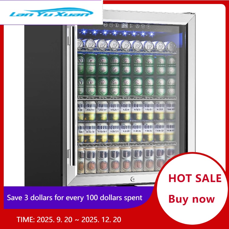 Wine And Beer Undercounter Fridge - Kulkas Minuman 24 Inci 180 Kaleng,