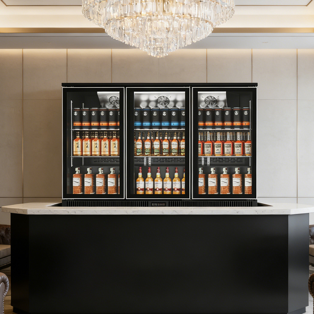 Wine And Beer Undercounter Fridge - Kulkas Minuman Mini 3 Pintu, Lemari