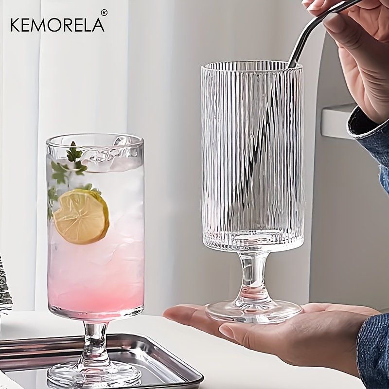 Wine Beer Foot - KEMORELA 1pc Gelas Kaca Elegan Bertinggi