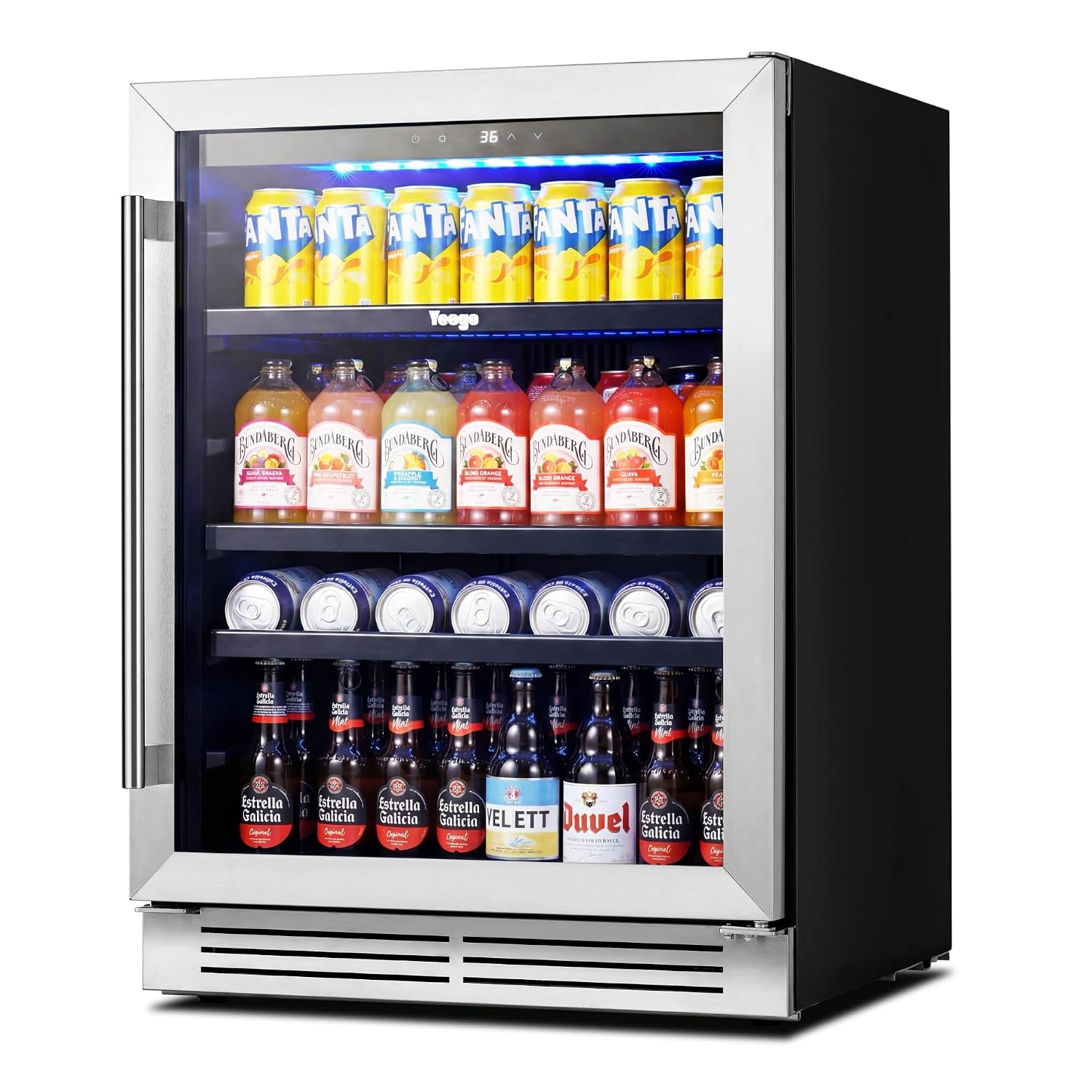 Wine And Beer Undercounter Fridge - Kulkas Pendingin Minuman 24 Inci 180
