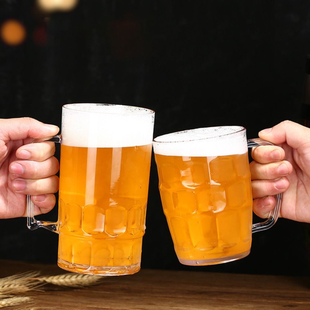 Wine Beer Drink - Cangkir Bir Plastik Kaca Imitasi Kreatif