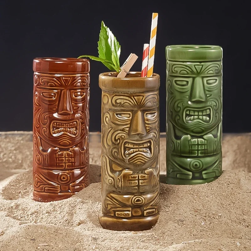 60 jenis Hawaii Tiki Mug keram - Wine Beer Type ulasan dan harga