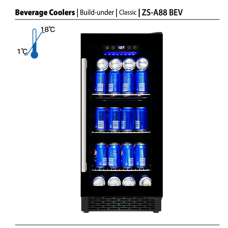 Kulkas Bar Minuman Kecil OEM,  - Wine Beer Fridge Dual Zone ulasan dan harga