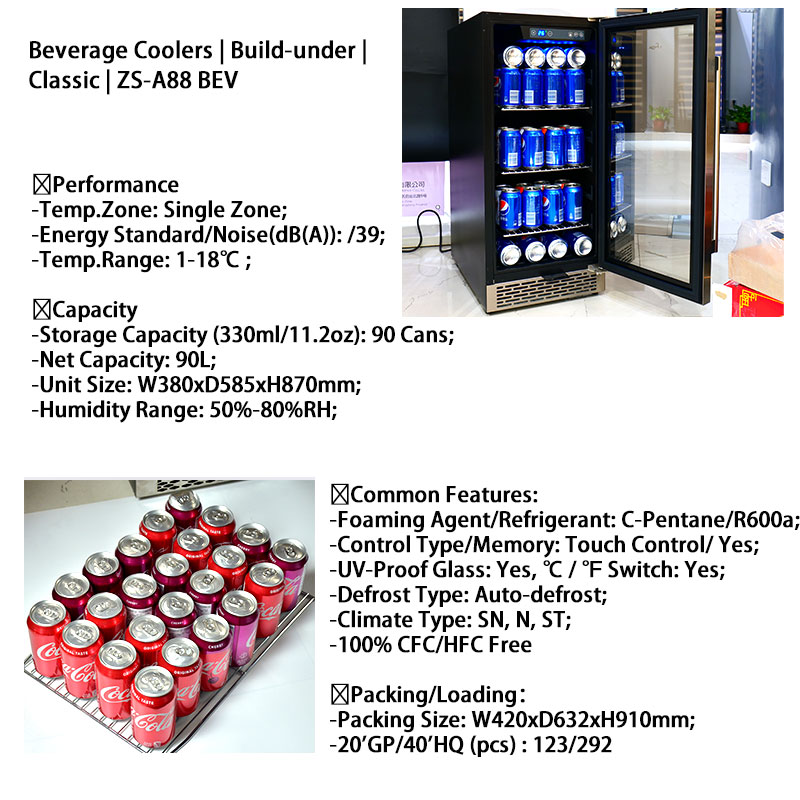 Kulkas Bar Minuman Kecil OEM,  - Wine Beer Fridge Dual Zone ulasan dan harga