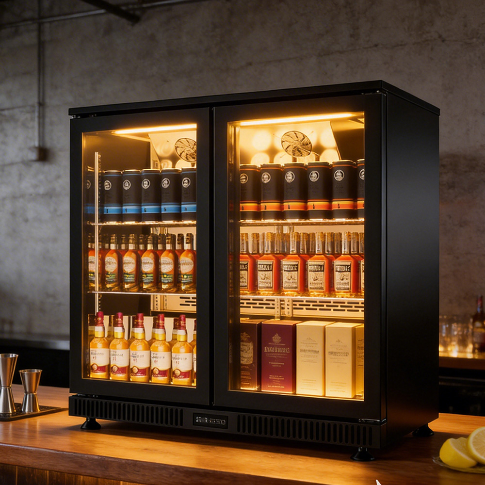 Kulkas Minuman Mini 3 Pintu, L - Wine And Beer Undercounter Fridge ulasan dan harga