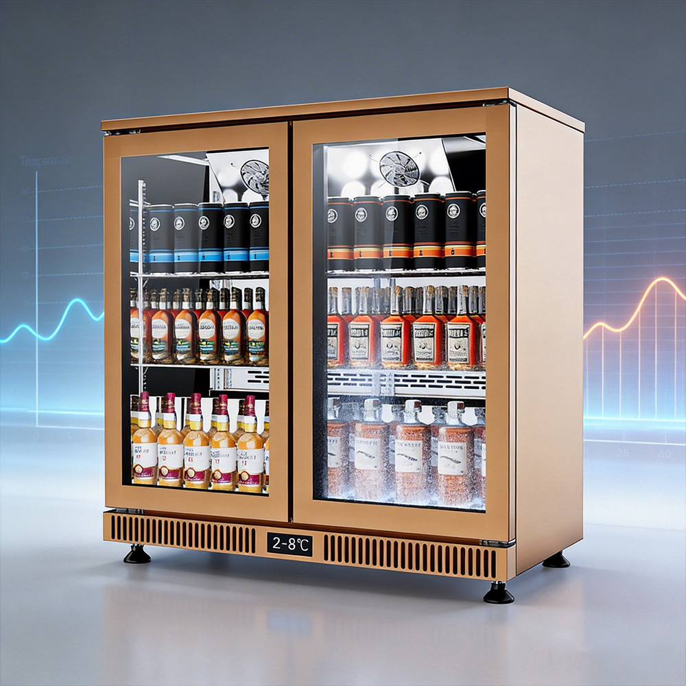 Kulkas Minuman Mini 3 Pintu, L - Wine And Beer Undercounter Fridge ulasan dan harga