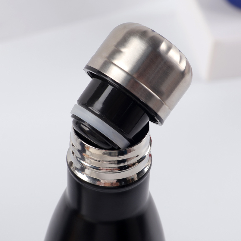 Termos Stainless Steel Dinding - Wine Beer Logo ulasan dan harga