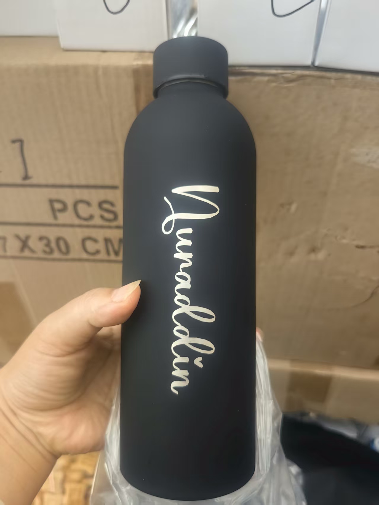 Termos Stainless Steel Dinding - Wine Beer Logo ulasan dan harga