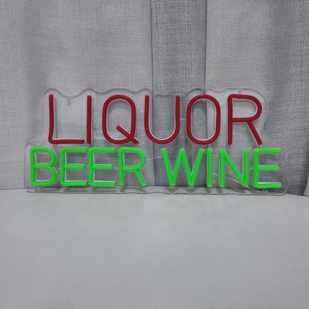Dekorasi Dinding Lampu Neon LE - Wine Beer Store ulasan dan harga