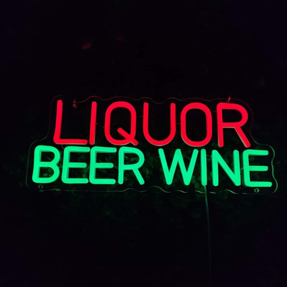 Dekorasi Dinding Lampu Neon LE - Wine Beer Store ulasan dan harga