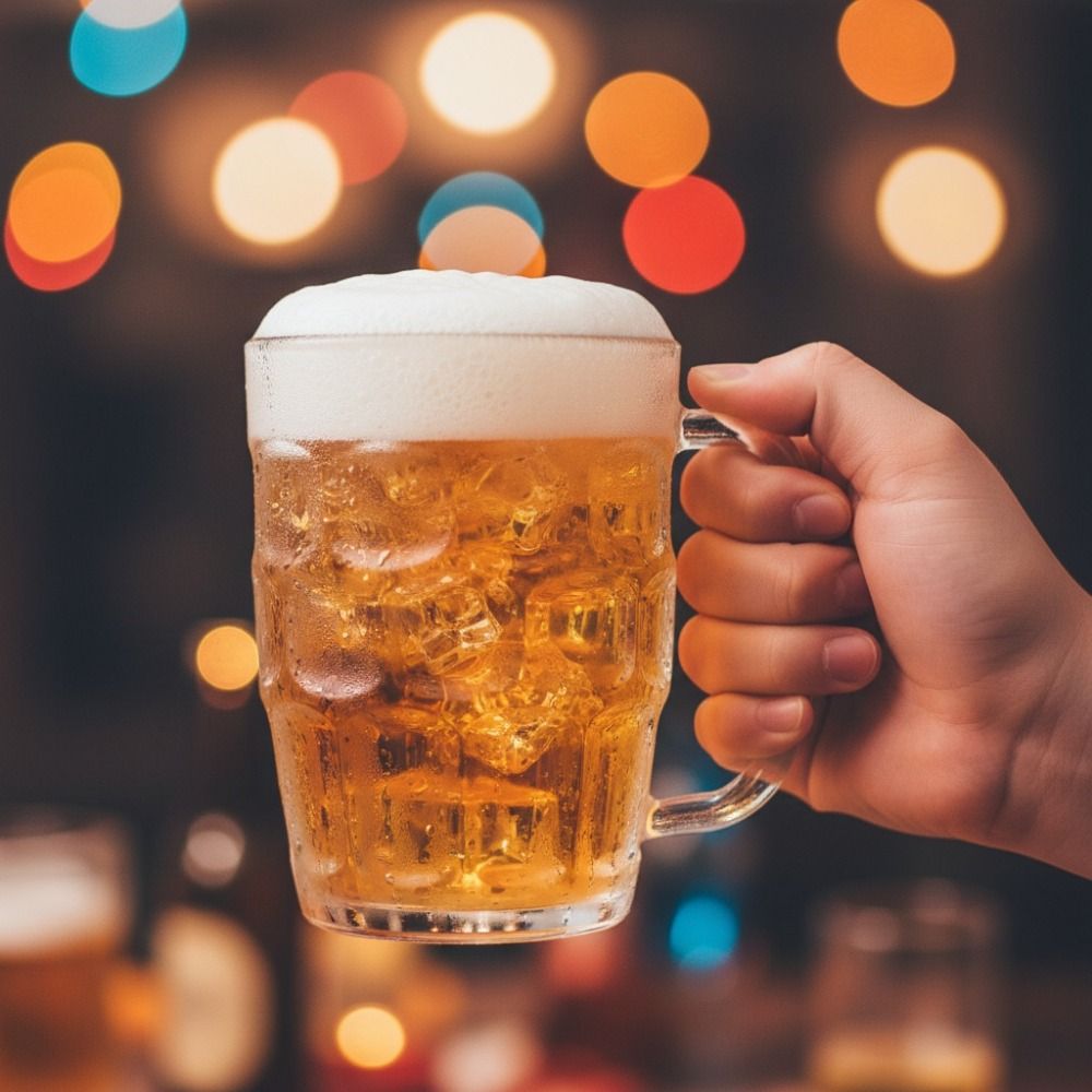 Cangkir Bir Plastik Kaca Imita - Wine Beer Drink ulasan dan harga