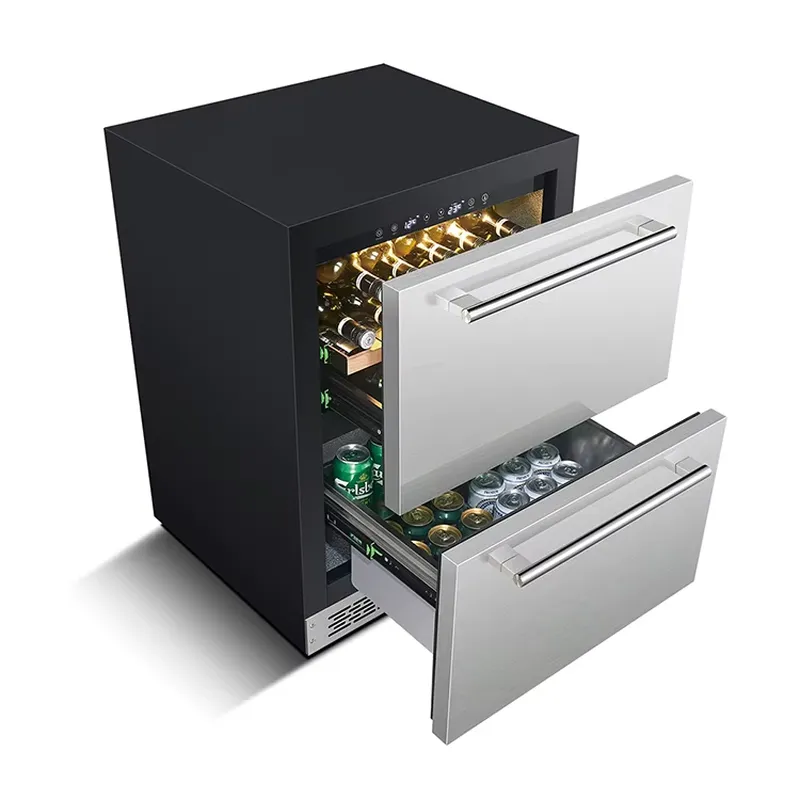 Kulkas Rumah Kantor Dua Zona B - Wine Beer Fridge Dual Zone ulasan dan harga