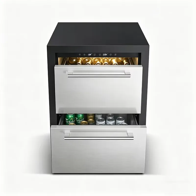 Kulkas Rumah Kantor Dua Zona B - Wine Beer Fridge Dual Zone ulasan dan harga