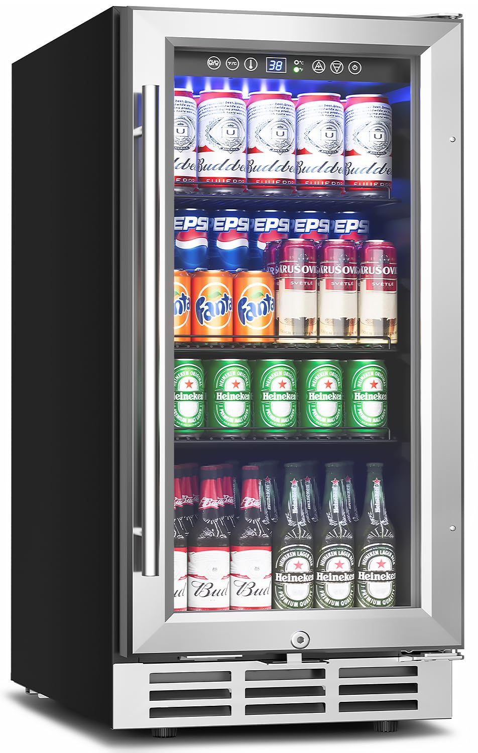 Kulkas Minuman Bawah Meja 15 I - Wine And Beer Undercounter Fridge ulasan dan harga