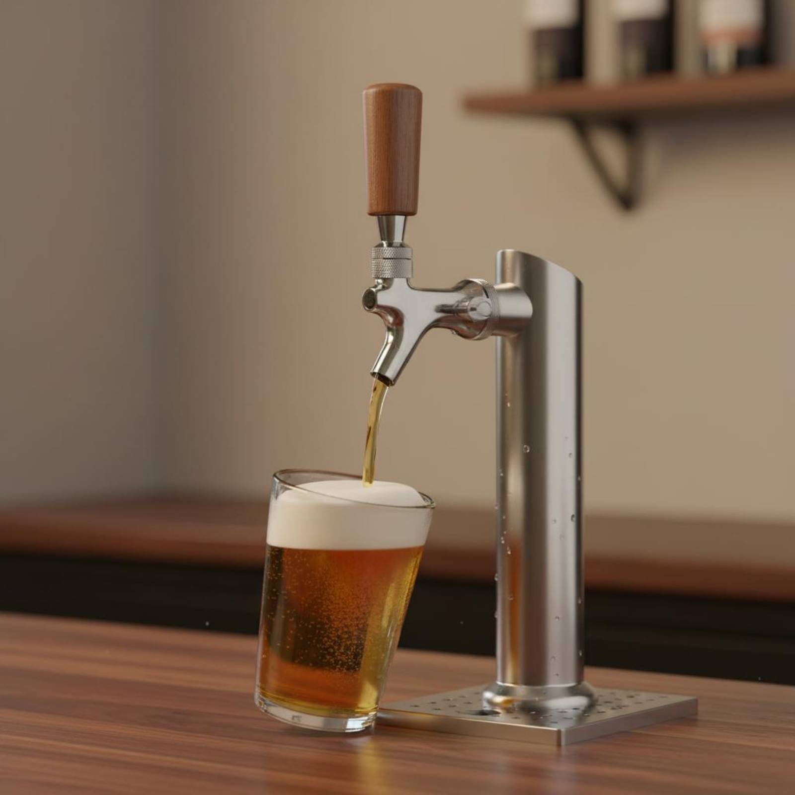 Pegangan Bir Kayu Pendek Pegan - Wine Beers ulasan dan harga